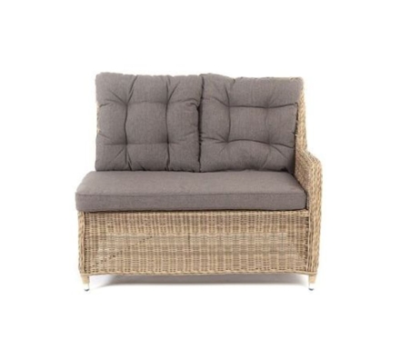 Зона 2 Бергамо обеденная группа угловая из искусственного ротанга, цвет соломенный, фото 28