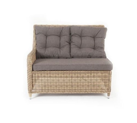 Зона 2 Бергамо обеденная группа угловая из искусственного ротанга, цвет соломенный, фото 22