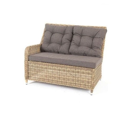 Зона 2 Бергамо обеденная группа угловая из искусственного ротанга, цвет соломенный, фото 21