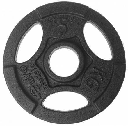 Диск чугунный EURO-CLASSIC окрашенный d-51  5кг, фото 1