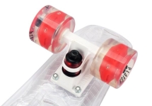 Скейтборд прозрачный Playshion 22″ FS-PS002 со светящимися колесами Скейтборд прозрачный Playshion 22″ FS-PS002 со светящимися колесами