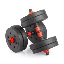 Гантели разборные с грифом, 15 кг (2 шт. х 7,5 кг)