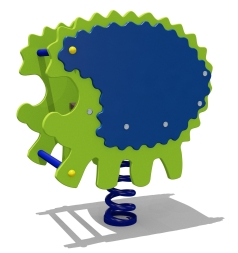 Качалка на пружине Ежик 04015.21 для детской площадки, фото 1 Качалка на пружине Ежик 04015.21 для детской площадки, фото 1