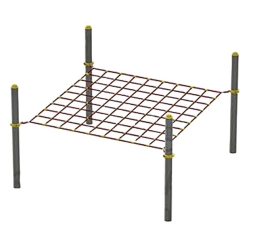 Канатная часть для конструкции "Квадрат", фото 1 Канатная часть для конструкции "Квадрат", фото 1