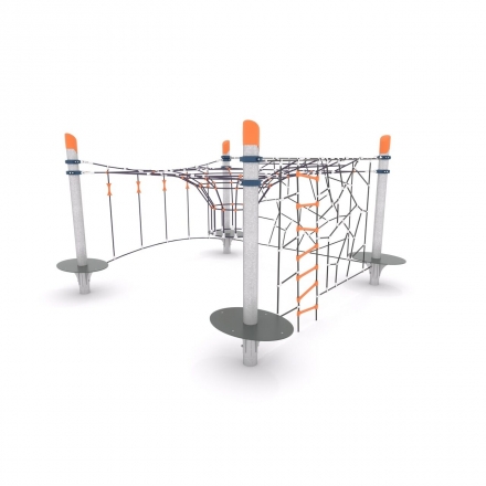 Канатная конструкция для лазания серии-04.04, фото 2