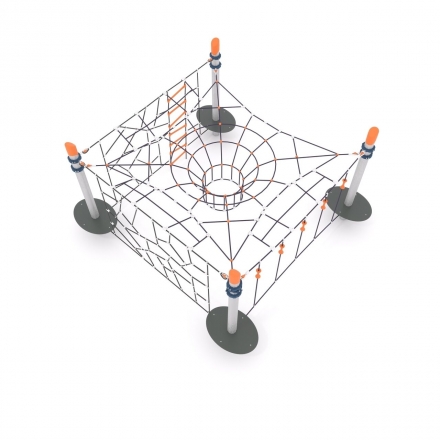 Канатная конструкция для лазания серии-04.04, фото 3