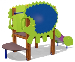 Горка Ёжик 08103.21 H=650 для детской площадки, фото 1