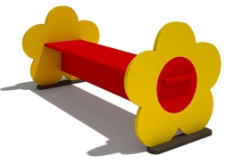 Детская скамейка Цветок для игровой площадки Детская скамейка Цветок для игровой площадки