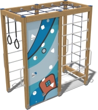 Детский спортивный комплекс Аквамарин Fairytale СРО101.00.1.2 для улицы Детский спортивный комплекс Аквамарин Fairytale СРО101.00.1.2 для улицы