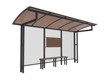 Автобусный павильон "Стандарт-1" Автобусный павильон "Стандарт-1"