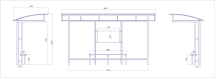 Автобусный павильон "Стандарт-1" Автобусный павильон "Стандарт-1"