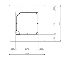 Песочница средняя с ограждением Улитка (Ракушки) - ИО 5.01.02-02