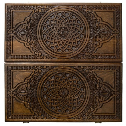 Нарды резные &quot;Армянский узор-3&quot; 60, Haleyan, фото 1