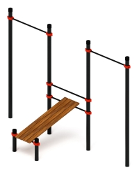 Воркаут 108 красный ВТ 12.14-01, фото 1 Воркаут 108 красный ВТ 12.14-01, фото 1