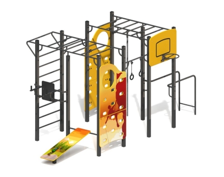 Гимнастический комплекс на металлических столбах ГК-64, фото 1