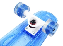 Скейтборд прозрачный Playshion 27″ FS-LS002 со светящимися колесами и декой Скейтборд прозрачный Playshion 27″ FS-LS002 со светящимися колесами и декой