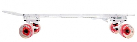 Скейтборд прозрачный Playshion 27″ FS-LS002 со светящимися колесами и декой, фото 25