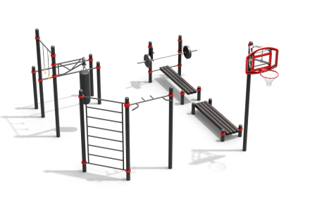 Воркаут площадка по проекту WP-006/20 &quot;Скотное&quot;, фото 1