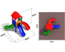 Детская площадка Ромашка 5.1, фото 3