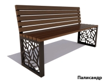 Парковая скамейка Севастополь, Сосна (без подлокотников) 2,5 м
