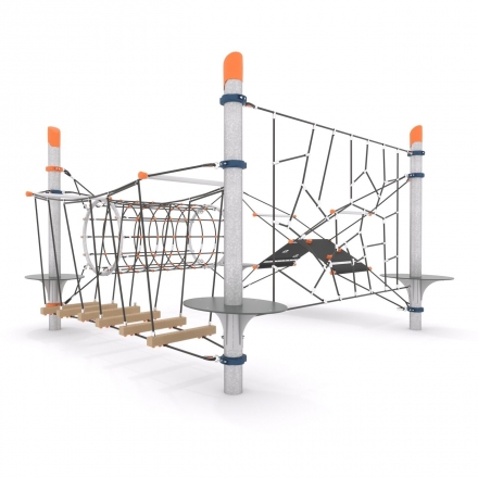 Канатная конструкция для лазания-04.05, фото 3