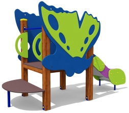 Горка Бабочка 08102.21 H=650 для детской площадки, фото 1