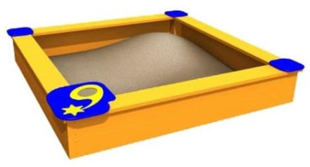 Песочница Луна СКИ 115 для детской площадки, фото 1