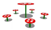 Детский столик Мухомор CКИ 075 для игровой площадки Детский столик Мухомор CКИ 075 для игровой площадки