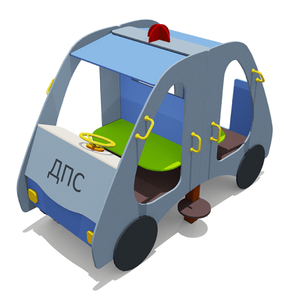 Игровой макет Автобус ДПС ВСТ 5624 для детской площадки, фото 1