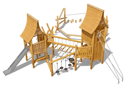 Игровой комплекс Эко VST 0027 для детской площадки, фото 2