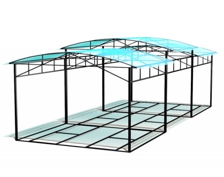 Теневой навес для уличных тренажеров 02 3232, фото 1
