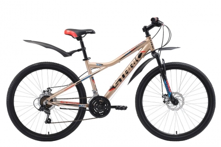 Велосипед Stark&#039;18 Slash 26.1 D бежевый/чёрный/красный 18&quot;, фото 1