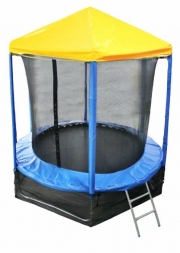 Батут OPTIFIT Like Blue 6ft 1,83 м с желтой крышей, фото 1