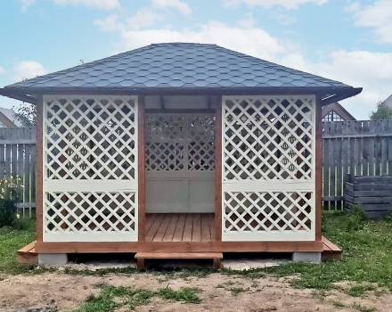 Прямоугольная беседка ШАТЕР, фото 3