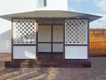 Прямоугольная беседка ШАТЕР, фото 8