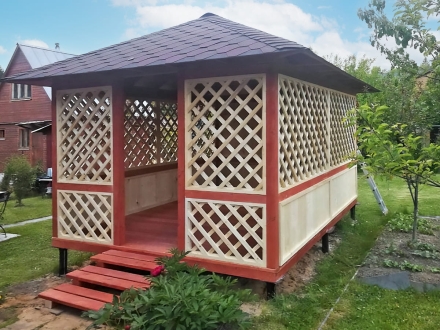 Прямоугольная беседка ШАТЕР, фото 6