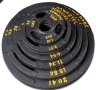 Изображение товара Набор олимпийских дисков для тренажеров powertec 255 LBS (116 кг)