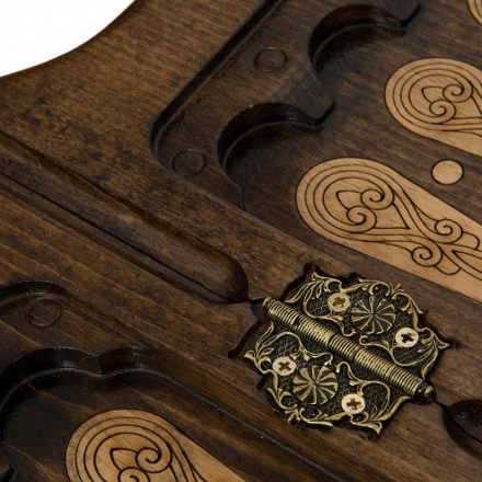 Нарды резные &quot;Россия&quot; с бронзой, Mirzoyan, фото 5