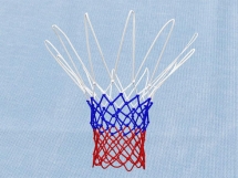 Сетка баскетбольная игровая, импорт, 3-цв., (4,0)  шт Сетка баскетбольная игровая, импорт, 3-цв., (4,0)  шт
