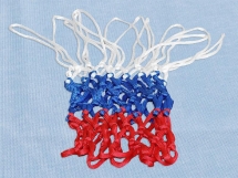 Сетка баскетбольная игровая, импорт, 3-цв., (4,0)  шт Сетка баскетбольная игровая, импорт, 3-цв., (4,0)  шт