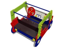 Качалка на пружине Внедорожник 04010 для детской площадки, фото 2 Качалка на пружине Внедорожник 04010 для детской площадки, фото 2