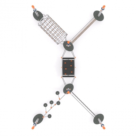 Канатная конструкция для лазания-05.01, фото 4