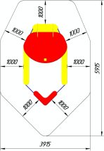 Песочница Кораблик ПС-28 для детской площадки Песочница Кораблик ПС-28 для детской площадки