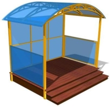 Навес теневой ТНПО2.3 ТН059 театральный