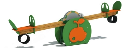 Качели балансир Гусеница для детской площадки, фото 1