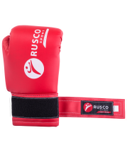 Перчатки боксерские детские, 4oz, к/з, красный Перчатки боксерские детские, 4oz, к/з, красный