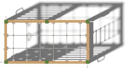 Детский спортивный комплекс Аквамарин Papercut СРО101.00.1.1 для улицы, фото 3