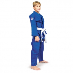 Кимоно дзюдо &quot;GREEN HILL JUNIOR&quot; арт. JSJ-10227-00, р.00/120, курт.хлоп., брюки хлоп./полиэст., син.