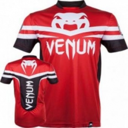 Футболка Venum - Aldo UFC 163 Walk-Out Dry Fit - Red &amp; Black, фото 1