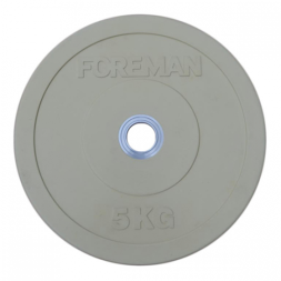 Олимпийский бампированный диск FOREMAN FM/BM 5 кг Олимпийский бампированный диск FOREMAN FM/BM 5 кг